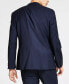 Фото #3 товара Hugo by Hugo Boss Men's Slim Fit Superflex Stretch Suit Jacket Dark Blue 42L