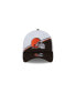 Фото #2 товара Men's White, Brown Cleveland Browns 2023 NFL Sideline 39THIRTY Flex Hat