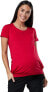 Happy mama Women's Maternity Top Nursing T-Shirt Layer Design Short Sleeves. 436p