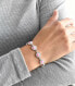 Charming bracelet with pink opals 33105.1