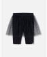 ფოტო #1 პროდუქტის Girl Biker Short With Mesh Skirt Black - Child