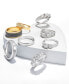 ფოტო #4 პროდუქტის Men's White Tungsten Carbide Ring, Comfort Fit Wedding Band (6mm)