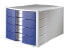 Фото #1 товара HAN Impuls - Plastic - Blue - Gray - C4 - 4 drawer(s) - Paper - 294 mm