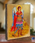 Фото #2 товара Icon Saint Michael The Archangel Wall Art on Wood 8"