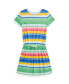 ფოტო #1 პროდუქტის Big Girls Striped Cotton Jersey T-shirt Dress