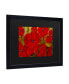 Фото #2 товара Masters Fine Art Poppies Matted Framed Art - 15" x 20"