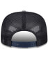 Фото #2 товара Men's White/Gray Detroit Tigers Team Foam Front A-Frame Trucker 9FIFTY Snapback Hat