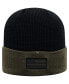 ფოტო #3 პროდუქტის Men's Olive, Black Nebraska Huskers OHT Military-Inspired Appreciation Skully Cuffed Knit Hat