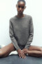 Фото #5 товара Базовый свитер из 100% шерсти ZARA