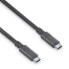 Фото #1 товара PureLink USB v3.2 USB-C Cable with E-Marker – 0.50m - 0.5 m - USB C - USB C - USB 3.2 Gen 2 (3.1 Gen 2) - 20000 Mbit/s - Black