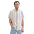 TOM TAILOR Checked Cotton Linen short sleeve shirt