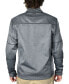 Men's Space-Dyed Half-Zip Pullover Topstitched Sweater