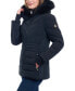 ფოტო #3 პროდუქტის Women's Faux-Fur-Trim Hooded Puffer Coat, Created for Macy's