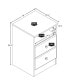 Фото #4 товара Astrid 2-Drawer Nightstand with Open Shelf