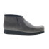 Clarks Wallabee EVO Boot 26172901 Mens Gray Suede Lace Up Chukkas Boots