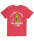 Фото #1 товара Men's Dr. Seuss The Grinch It's Fine T-shirt