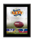 Фото #1 товара Baltimore Ravens vs. New York Giants Super Bowl XXXV 10.5" x 13" Sublimated Plaque