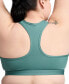 Plus Size Active Medium-Support Padded Logo Sports Bra