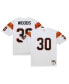 Men's Ickey Woods White Distressed Cincinnati Bengals Legacy Replica Jersey