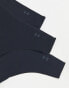 Фото #3 товара Under Armour 3 pack seamless thongs in black