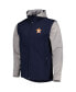 Фото #2 товара Men's Navy, Heather Gray Houston Astros Alpha Full-Zip Jacket