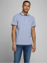 Фото #2 товара JJEPAULOS Slim Fit Bright Cobalt men´s polo shirt