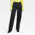 Фото #1 товара Women's High-Rise Embellished Baggy Jeans - Universal Thread Black 2