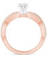 ფოტო #3 პროდუქტის Diamond Princess Engagement Ring (5/8 ct. t.w.) in 14k Gold