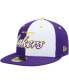 ფოტო #1 პროდუქტის Men's Purple, White Los Angeles Lakers Griswold 59FIFTY Fitted Hat