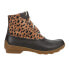 Фото #1 товара Sperry Syren Gulf Leopard Duck Womens Brown Casual Boots STS86757