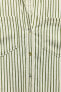 Фото #5 товара Рубашка из смесового льна с короткими рукавами ZARA