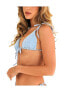 ფოტო #2 პროდუქტის Women's Ellie Tie Front Triangle Bikini Top