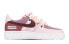 【定制球鞋】 Nike Air Force 1 Low fzbb 减龄穿搭 可爱猫 解构鞋带 清新 低帮 板鞋 女款 粉红 特殊礼盒 / Кроссовки Nike Air Force DD8959-100