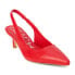 BEACH by Matisse Grazia Pointed Toe Kitten Heels Sling Back Pumps Womens Red Dre