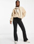 Cotton On Active sherpa sweatshirt in cream