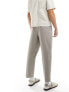 Фото #3 товара Selected Homme loose fit cropped pleat trouser in beige