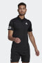 Gl5421 Club 3str Polo Polo Yaka Normal Kalıp Siyah - Beyaz Erkek Polo T-shirt