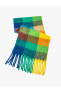 Фото #3 товара Шарф Koton Soft Multi-Color Tassels Bosque