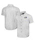 ფოტო #1 პროდუქტის Men's NFL x Darius Rucker Collection by White Los Angeles Rams Woven Short Sleeve Button Up Shirt