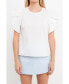 Фото #1 товара Women's Shirring Detail Sleeve Top