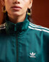 Фото #3 товара adidas Originals loose Satin track top in green