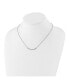 ფოტო #3 პროდუქტის Preciosa Crystal Curved Bar 17.5 inch Cable Chain Necklace