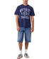 Фото #5 товара Men's Loose Fit College T-Shirt