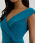 Фото #4 товара Women's Twisted Off-The-Shoulder Gown