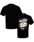 Фото #1 товара Men's Black Kyle Busch Rebel Bourbon Front Runner T-shirt