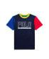 Big Boys Color-Blocked Logo Cotton Jersey T-shirt