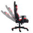 Фото #9 товара LC-Power LC-GC-600BR - Padded seat - Padded backrest - Black - Red - Black - Red - Foam - Plastic - Foam - Plastic