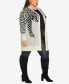 Фото #7 товара Plus Size Lena Leopard Open Front Cardigan Sweater