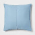 Фото #3 товара Euro Diamond Stitch Cotton Linen Quilt Sham Light Blue - Threshold