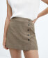 Women's Houndstooth Miniskirt